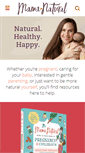 Mobile Screenshot of mamanatural.com